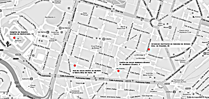 MAPA DE SEDES DE TALLERES